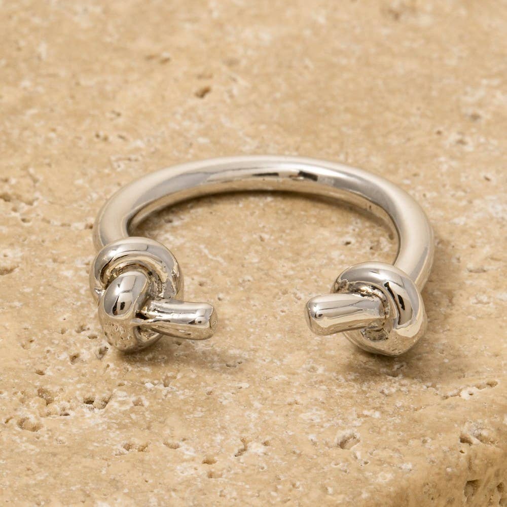 Anarchy Street - Wholesale Band/Stacked Ring - Knotted Ends Open Band Ring3