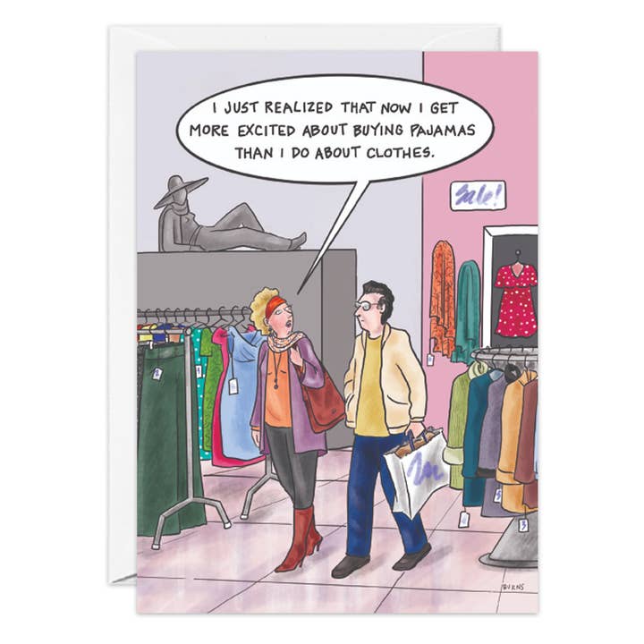 Kauf Pyjamas Geburtstagskarte - 9098 für den Großhandel von Oatmeal Studios