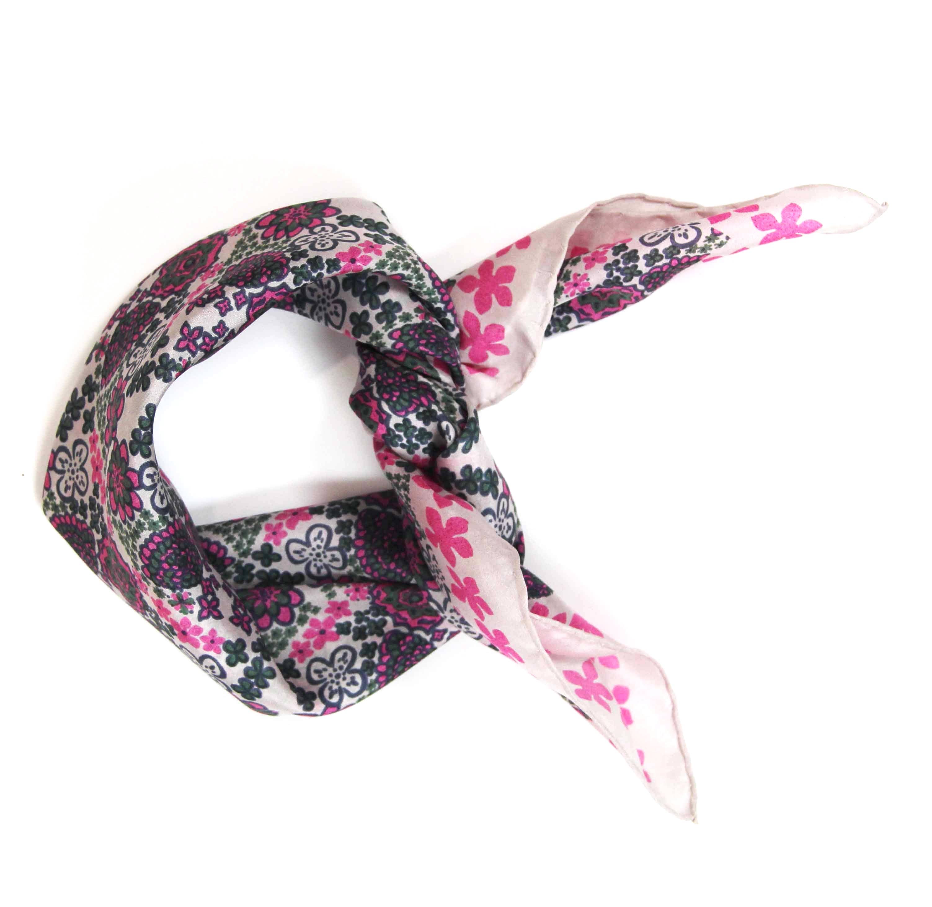 Les Belles Vagabondes – Großhandel Kopftuch – Damen – Mini Karibik Fuchsia3