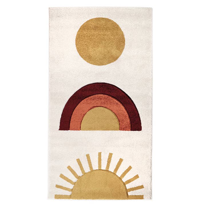 NICEDAY rainbow children's rug for wholesale by NATTIOT USA