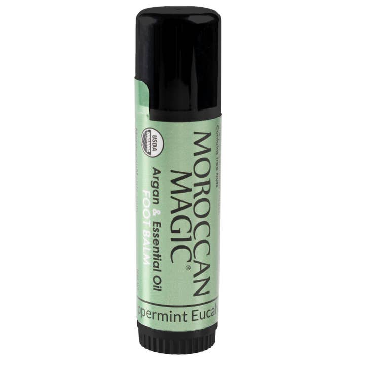 Peppermint Eucalyptus Foot Balm for wholesale by Moroccan Magic