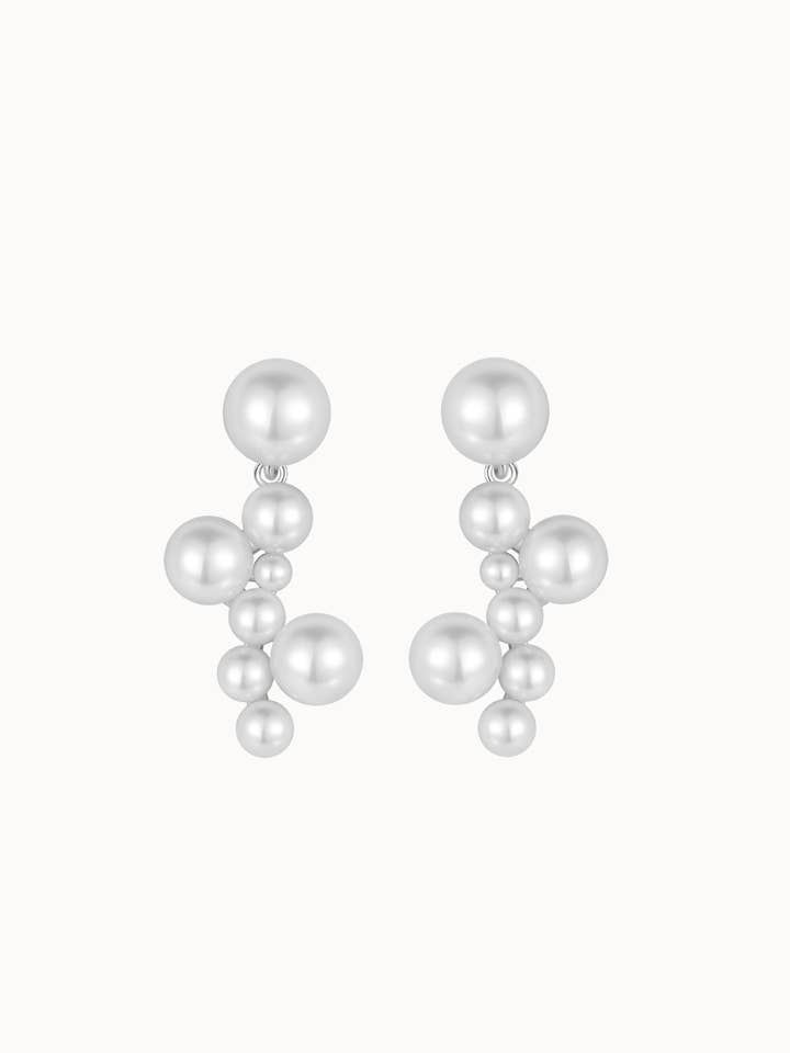 Mehuli Earrings - Silver for wholesale by Nava Copenhagen