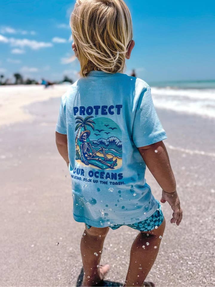 Protect Our Oceans T-Shirt for wholesale by Tuck & Char Co.