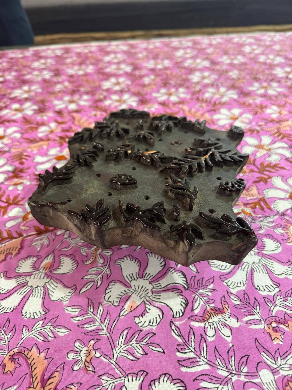 Annahmol - Wholesale Quilt - Kids & Baby - Wood Block Print Reversible Cotton Baby Blanket42