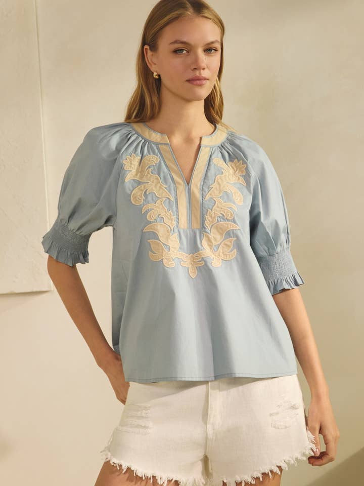 Cotton Poplin Top for wholesale by Oddi