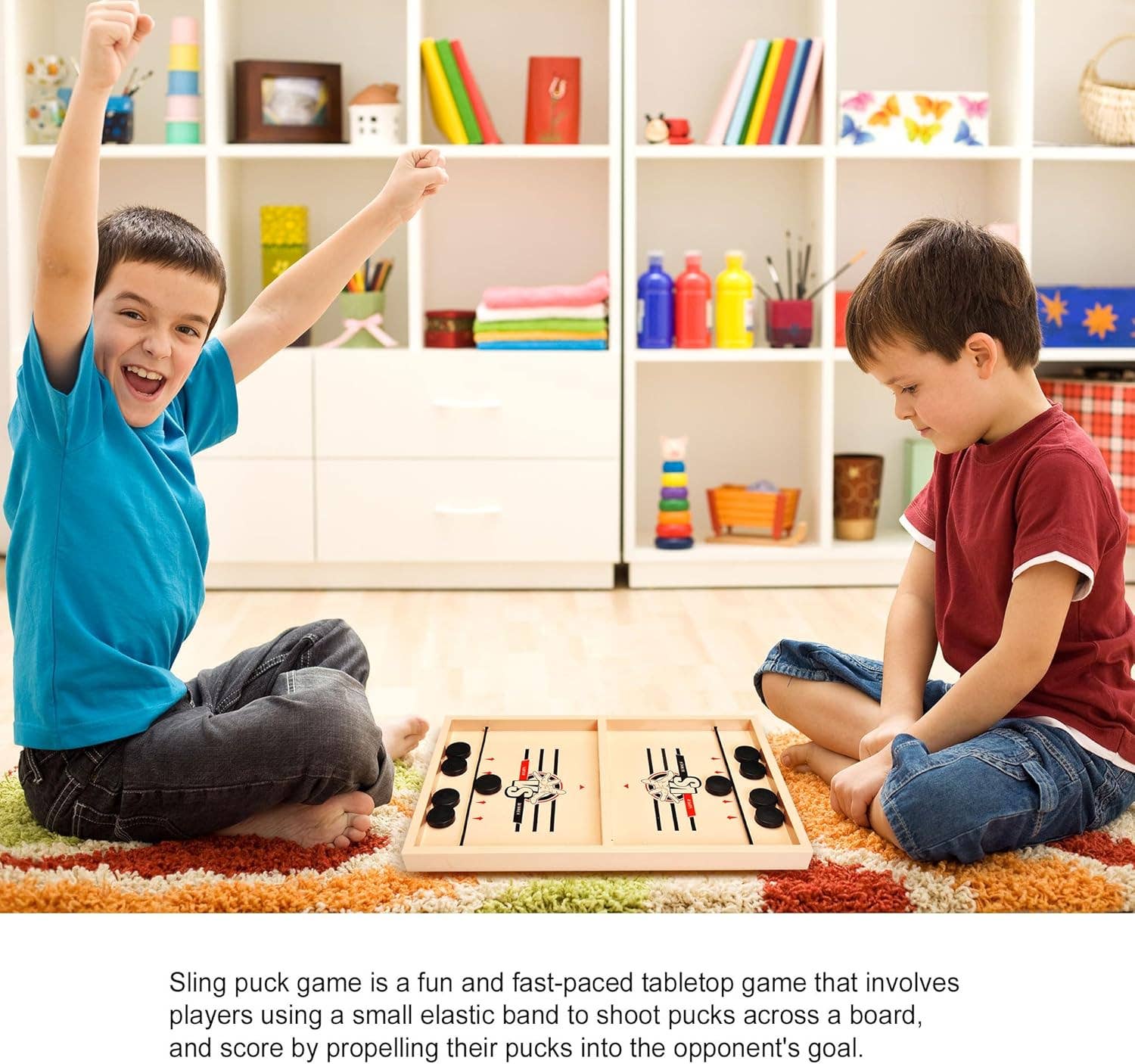 AZ Trading & Import (Toys, RC Toys & More) - Wholesale Board Game - 13.5" Sling Puck Game Table Board Game1