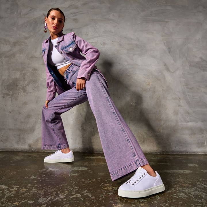 Calla – wholesale Lifestyle trainers – Women′s – Luna Vegan - White1