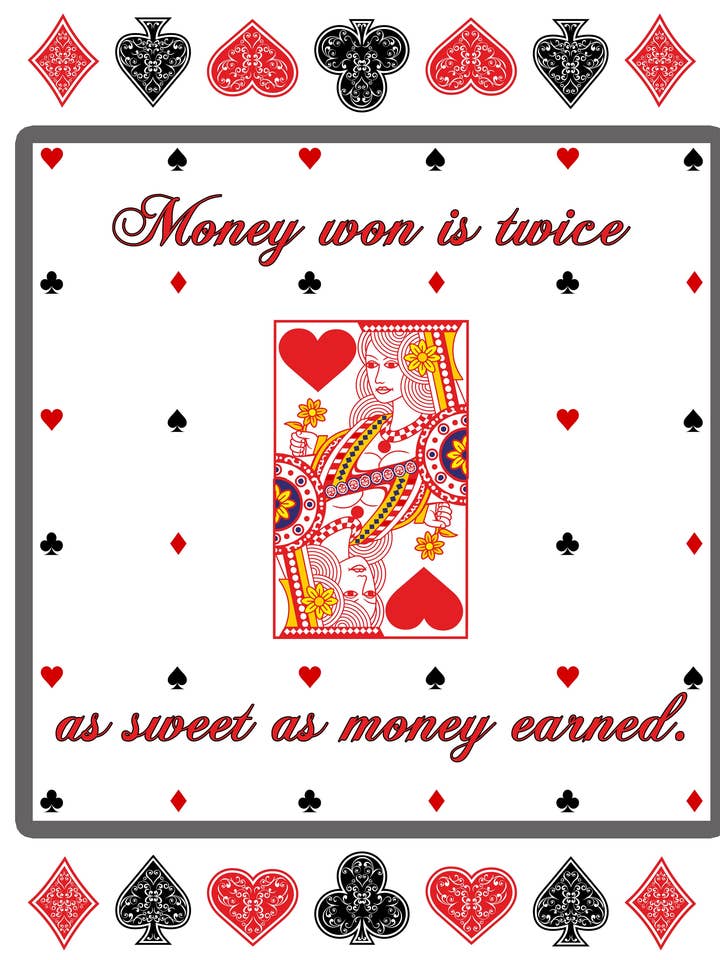 Bandana - Queen of Hearts for wholesale by American Duke