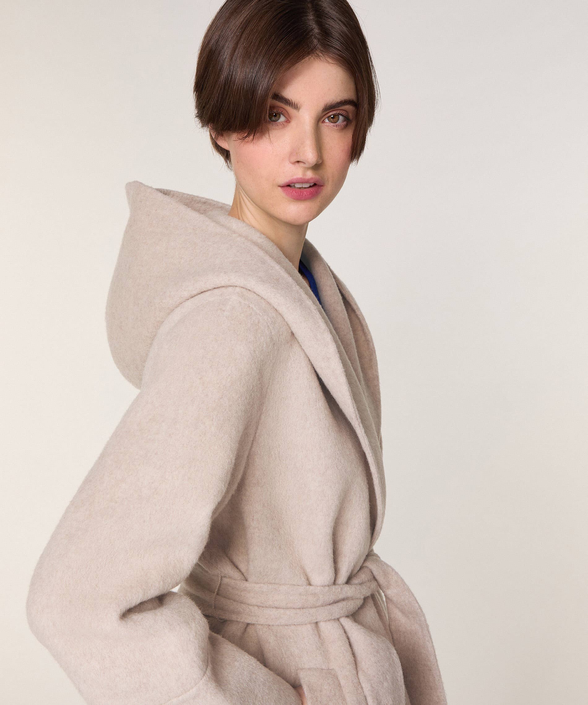 Rodier - Vendita all'ingrosso Cappotto - Donna - Cappotto con cappuccio in lana9