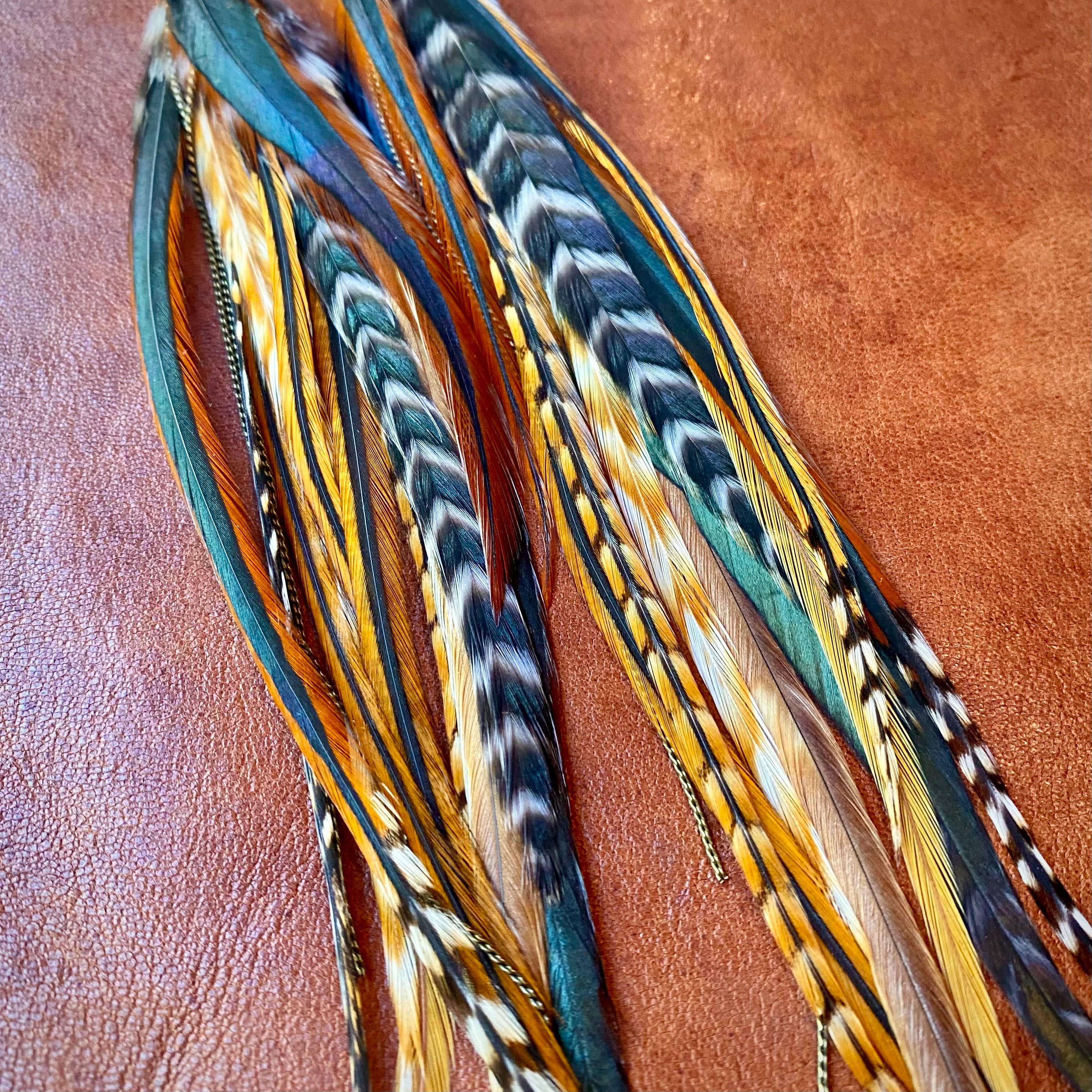 ASTALI - Wholesale Tassel Earrings - Turquoise & Long Feather Earrings - Cree Mix, Boho Western8