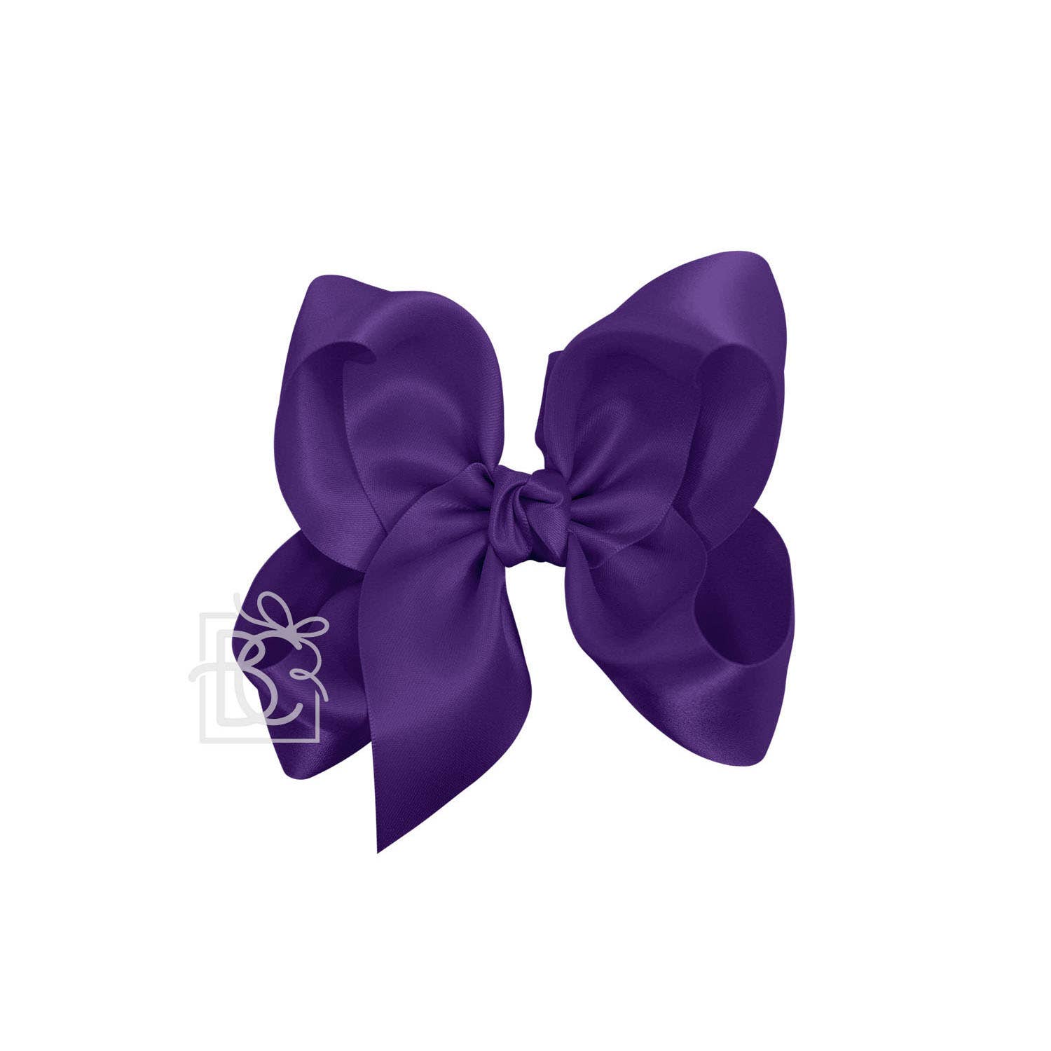 Beyond Creations, LLC - Wholesale Hair Bow - Kids - SATIN BOW ON CLIP125