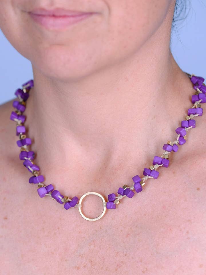 Dainty Tagua Necklace for wholesale by Pretty Pink Eco-Jewellery