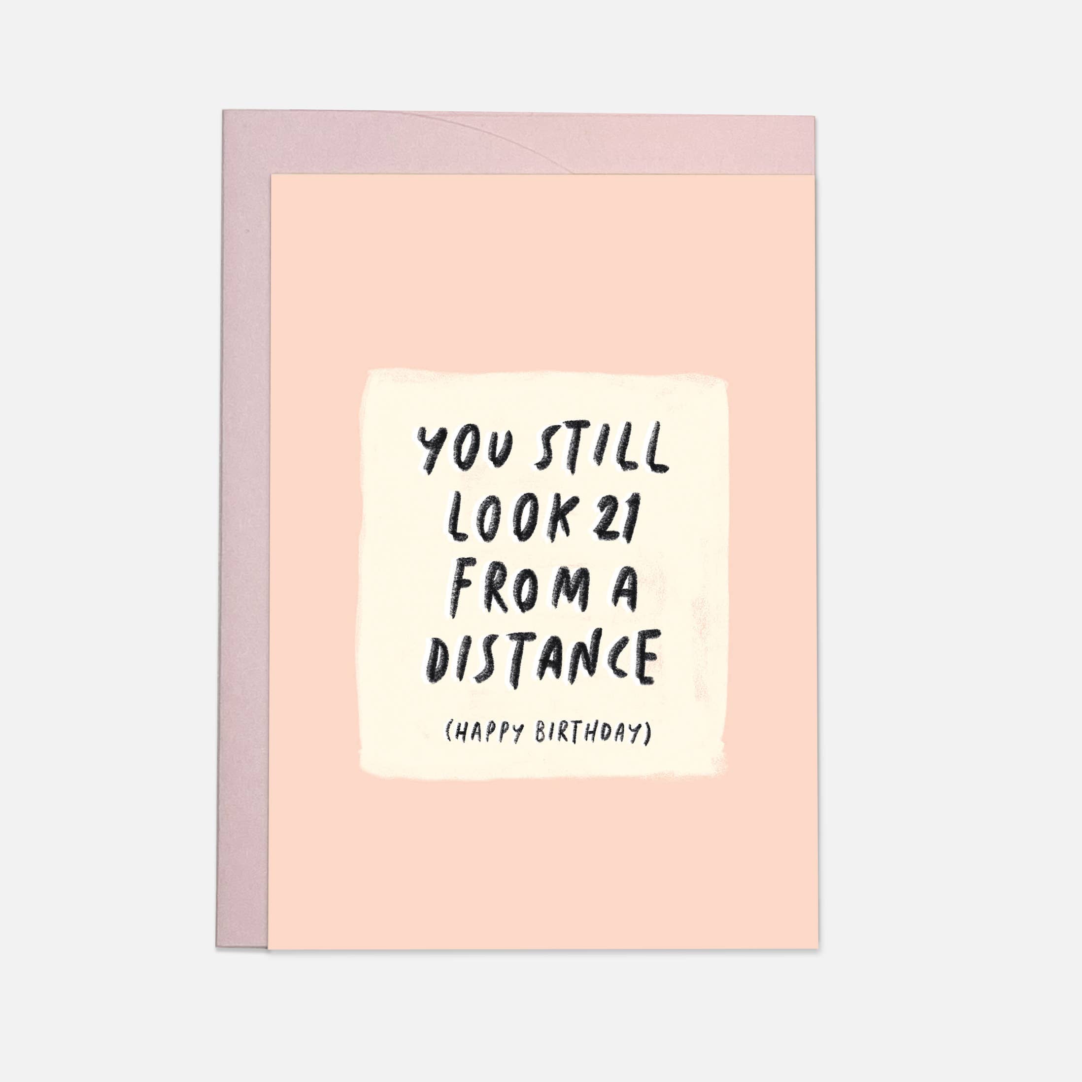 Kaart Blanche - Wholesale Birthday Card - 21 distance greeting card