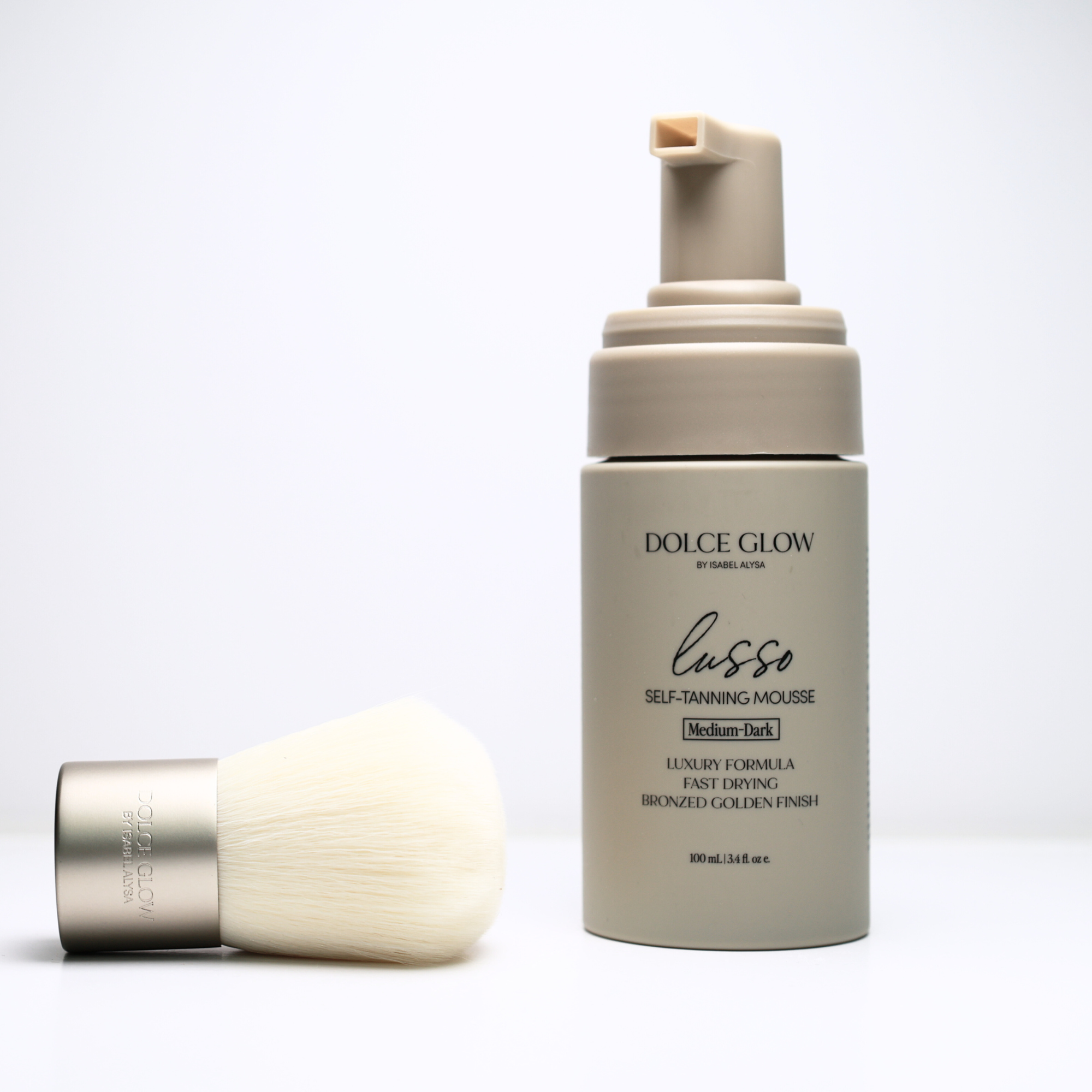 Dolce Glow by Isabel Alysa - Venta al por mayor Autobronceador - Mini Mousse Autobronceadora Lusso (Tamaño de Viaje)5