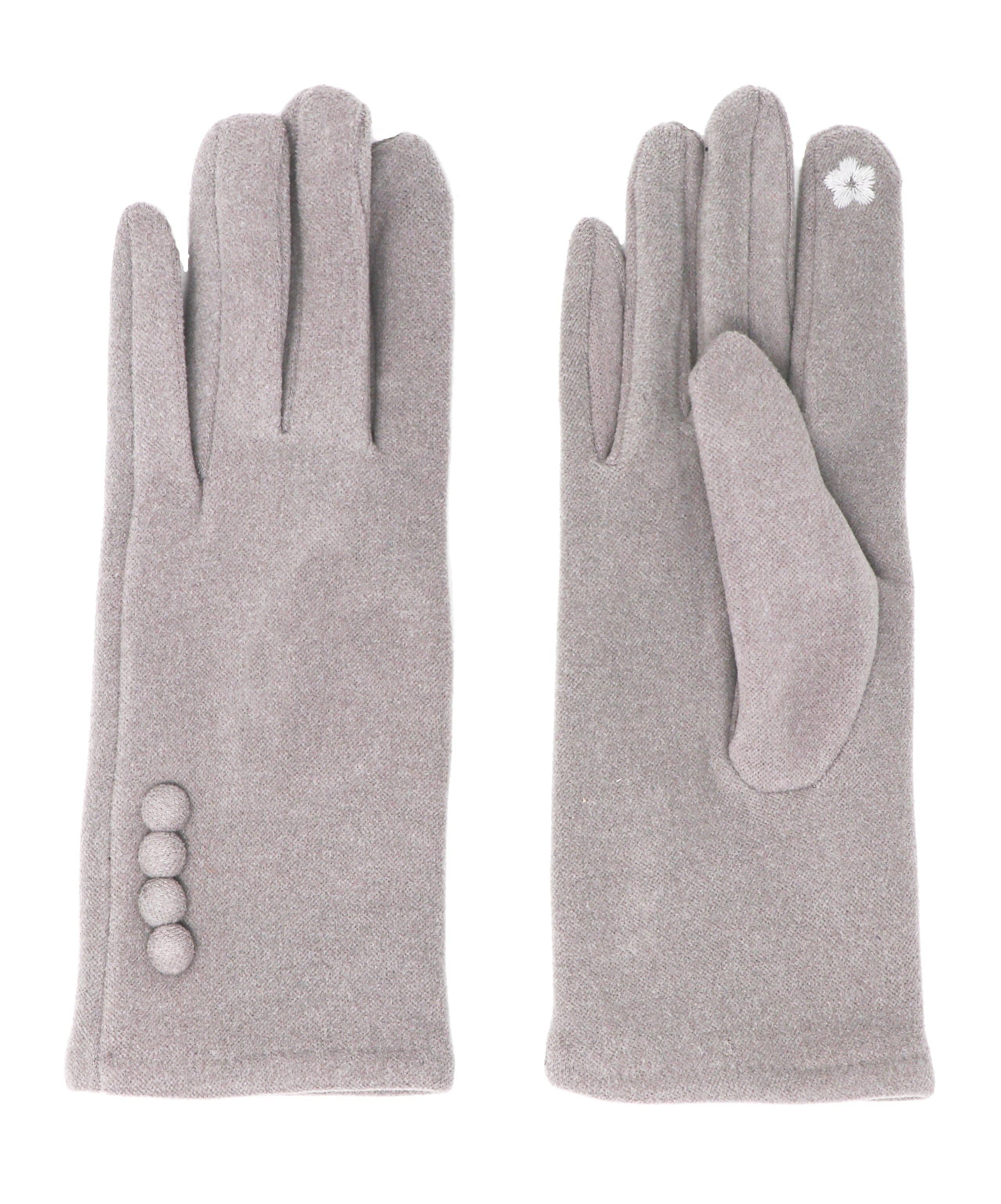Alba Wholesale – wholesale Gloves – Women's – Four Button Touchscreen Gloves6
