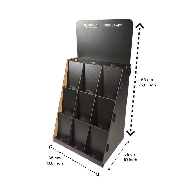KOMONI Amsterdam - Wholesale Retailer Display - Paper & Novelty - Pop-up Art Starter Pack - Display Only2