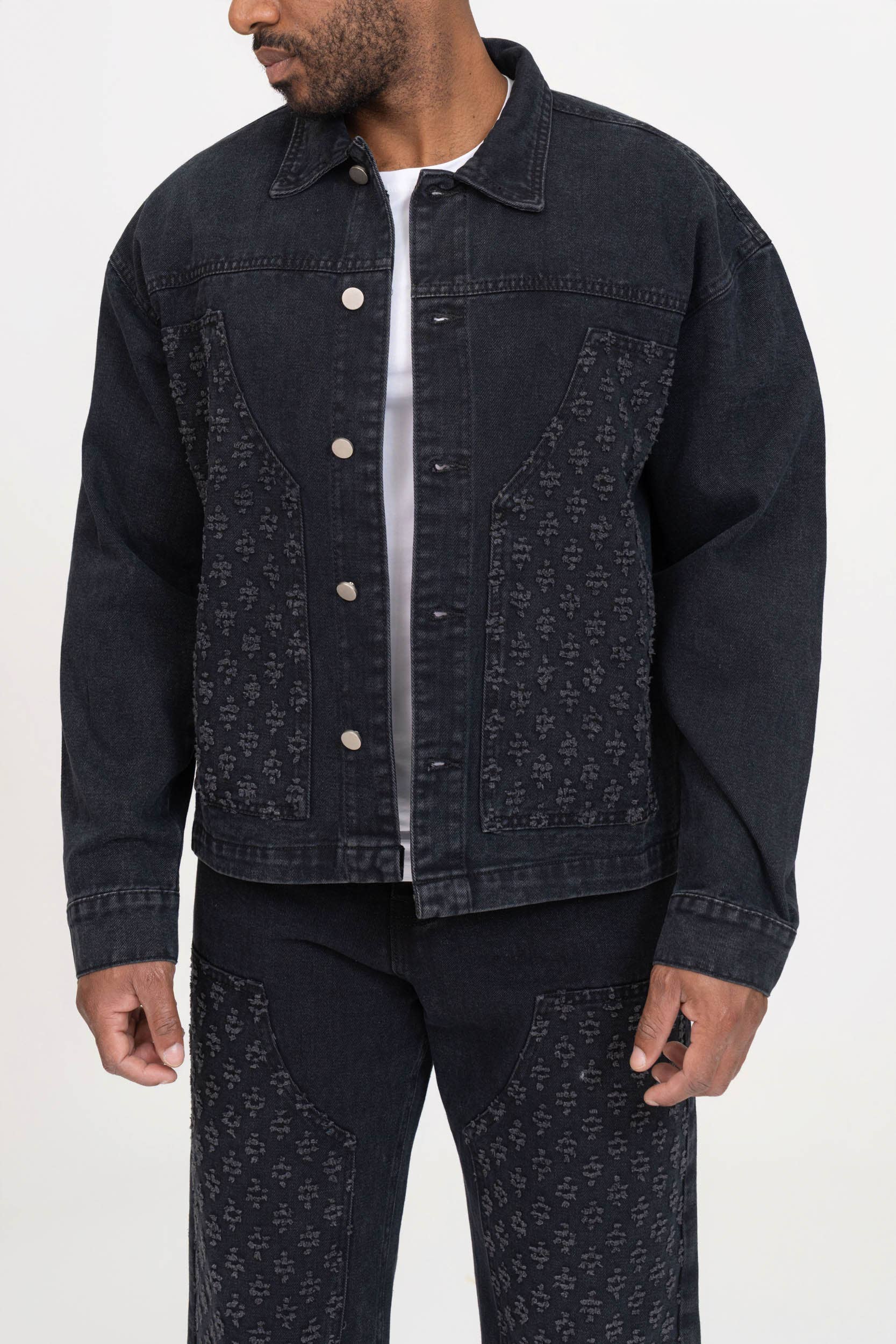 Zayne Paris - Wholesale Top & Pant Set (NOT Loungewear) - Men's - Set with jacket and jeans with pockets tx12475