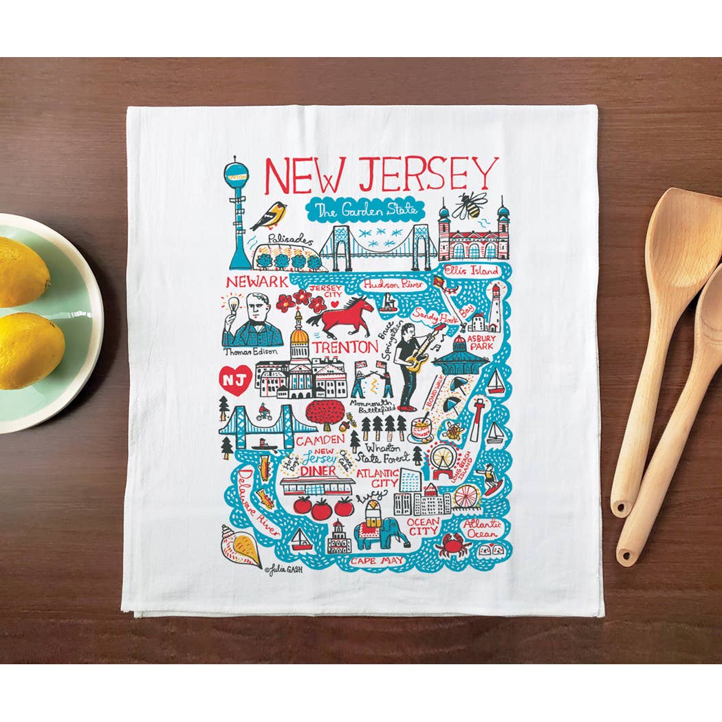 Allport Editions - Wholesale Tea Towel - Statescapes Towel Series - see all 29 States!16