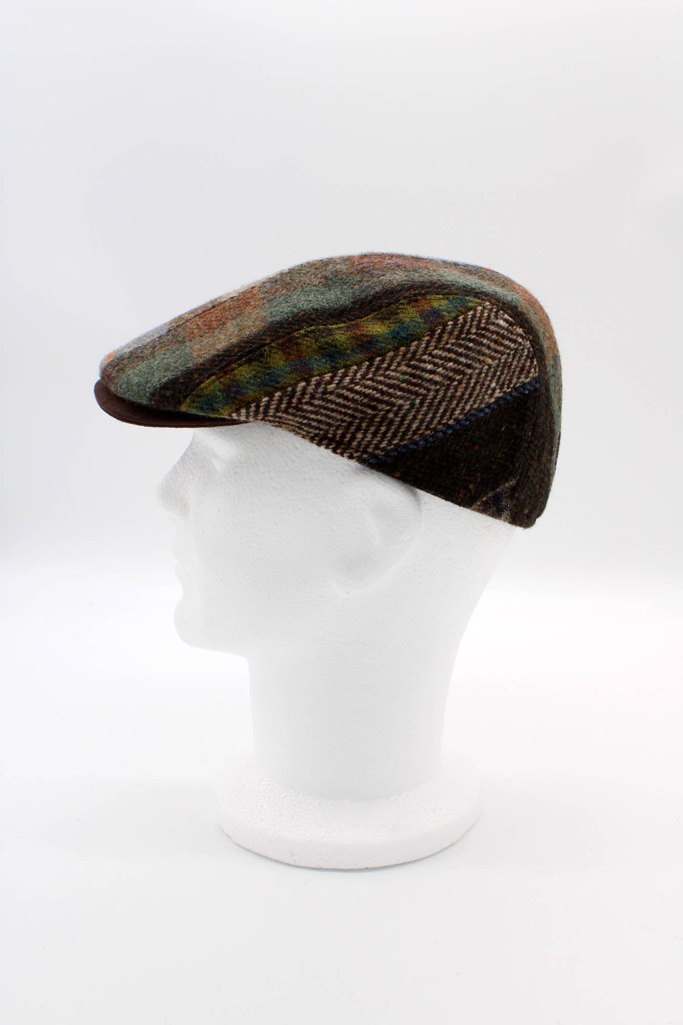 Hologramme Paris – wholesale News boy/school boy hat – Men's – 18229 Wool Cap - Brown1