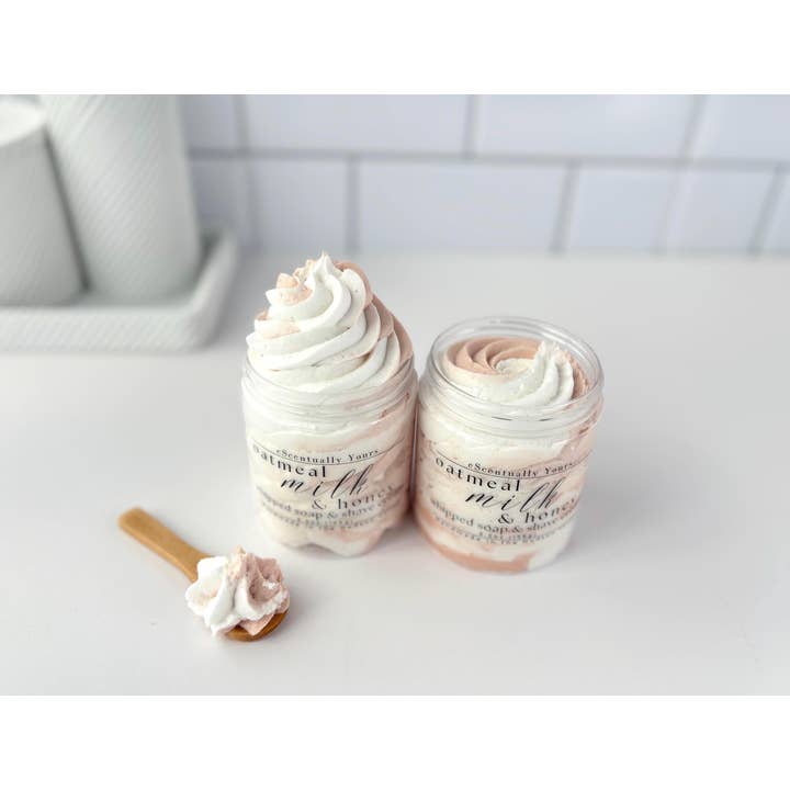 eScentually Yours - Wholesale Whipped Soap - Oatmeal Milk & Honey Whipped Soap & Foaming Sugar Scrub3