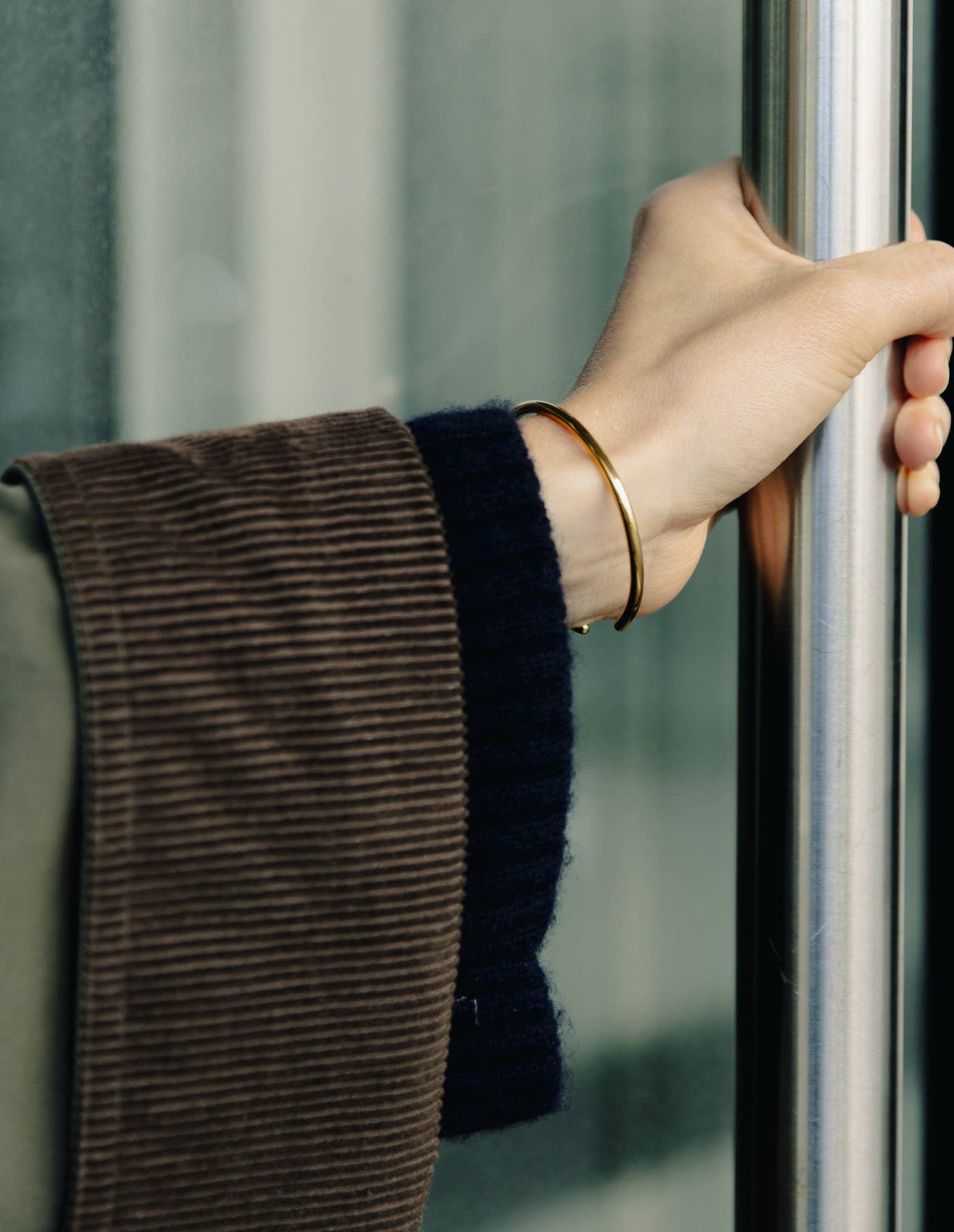 Nordic Muse – wholesale Cuff bracelet – Minimal Gold Bangle, Waterproof1