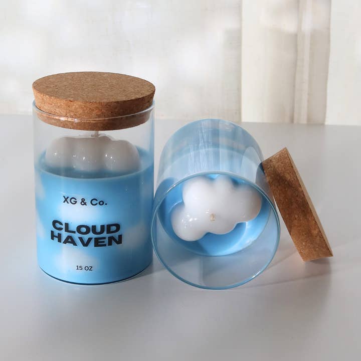 Cloud Nine Scented Candle | Cloud Haven Candle - 15 oz for wholesale by Pasadena Candle Co
