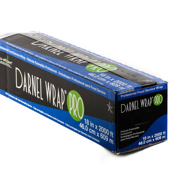 EcoQuality - Wholesale Food storage wrap/bag - Plastic Film 18in x 2000ft Food Service Wrap with Cutter Box1