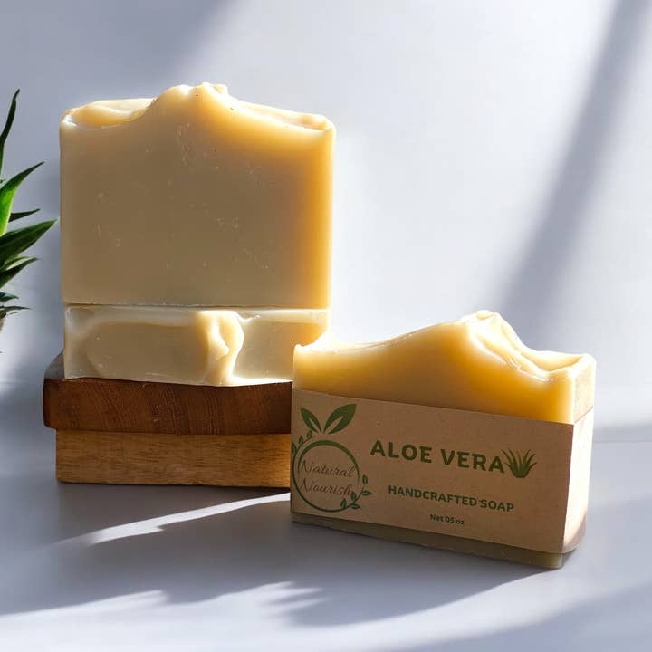 Savon Artisanal à l'Aloevera pour la vente par Natural Nourish