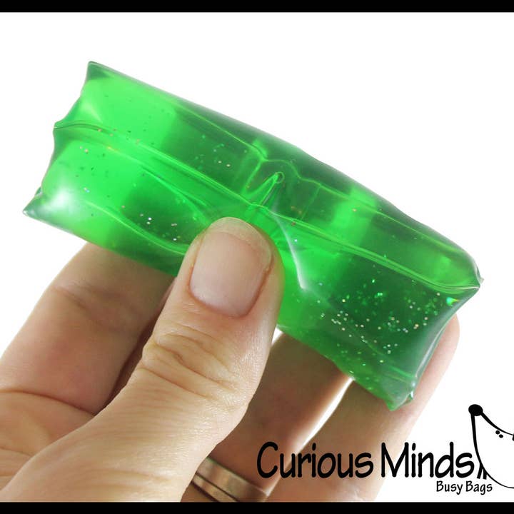 Curious Minds Toys - Wholesale Fidget Toy - Kids - 1 Small Glitter Water Trick Snake - Stress Toy Gag Wiggler