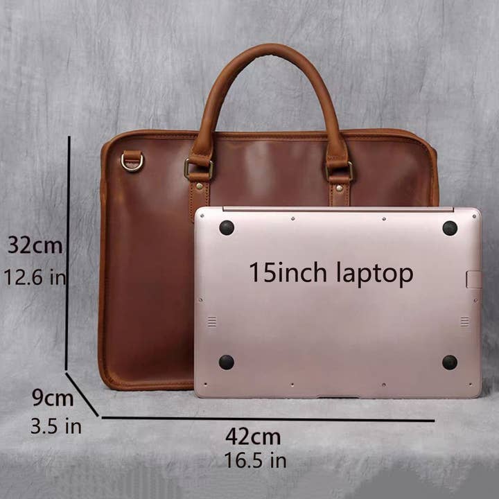 Steel Horse Leather – Großhandel Aktentasche – Unisex – Die Hemming Laptoptasche aus Leder | Aktentasche aus Vintage-Leder