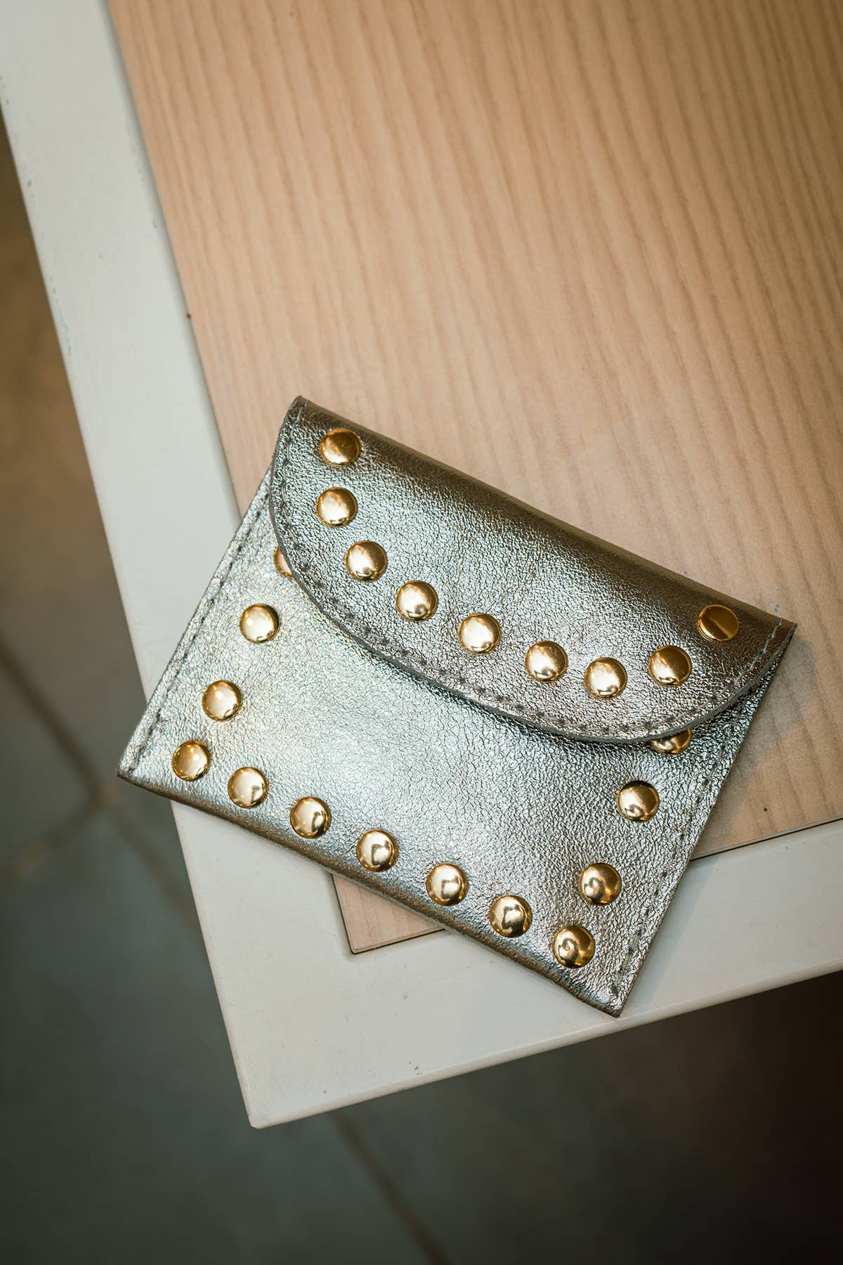 Cherry Paris - Wholesale Coin Purse - Women's - Small Leather Goods LEINA METAL bag - 4904B8