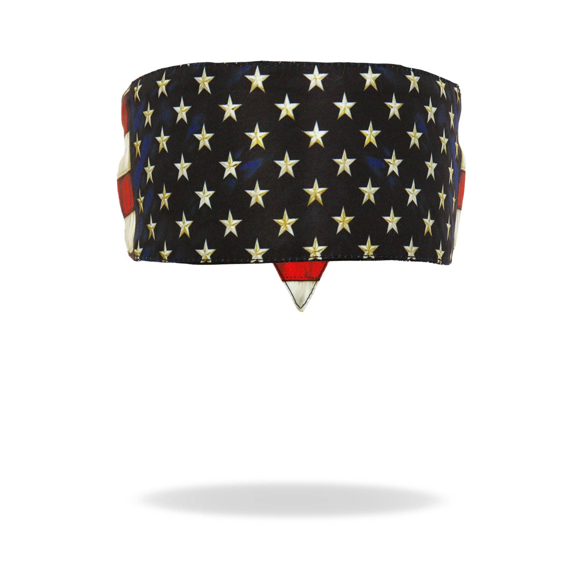 MULTI Hot Leathers Vintage American Flag Road Wrap Bandana RWA1012 for wholesale on Faire1