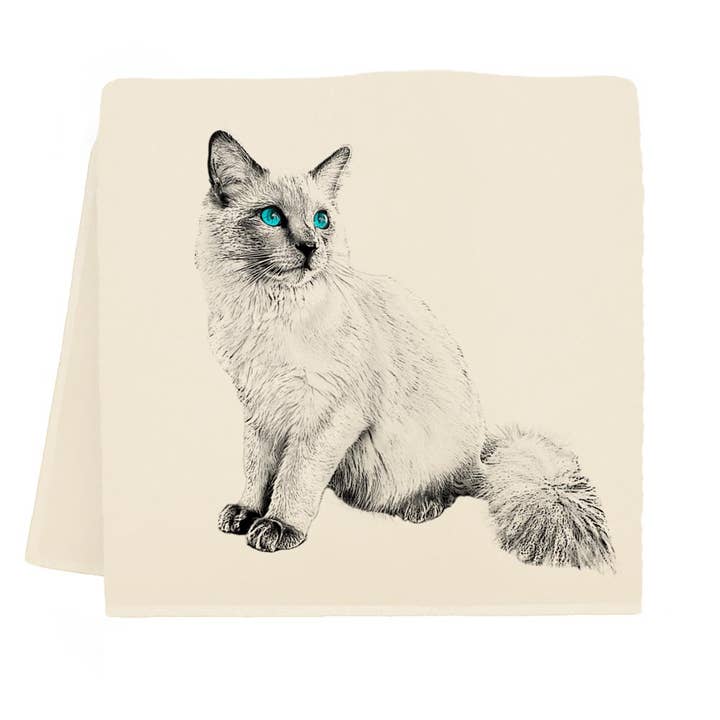 Eric & Christopher - Wholesale Tea Towel - Cat Tea Towel - "Marco"1