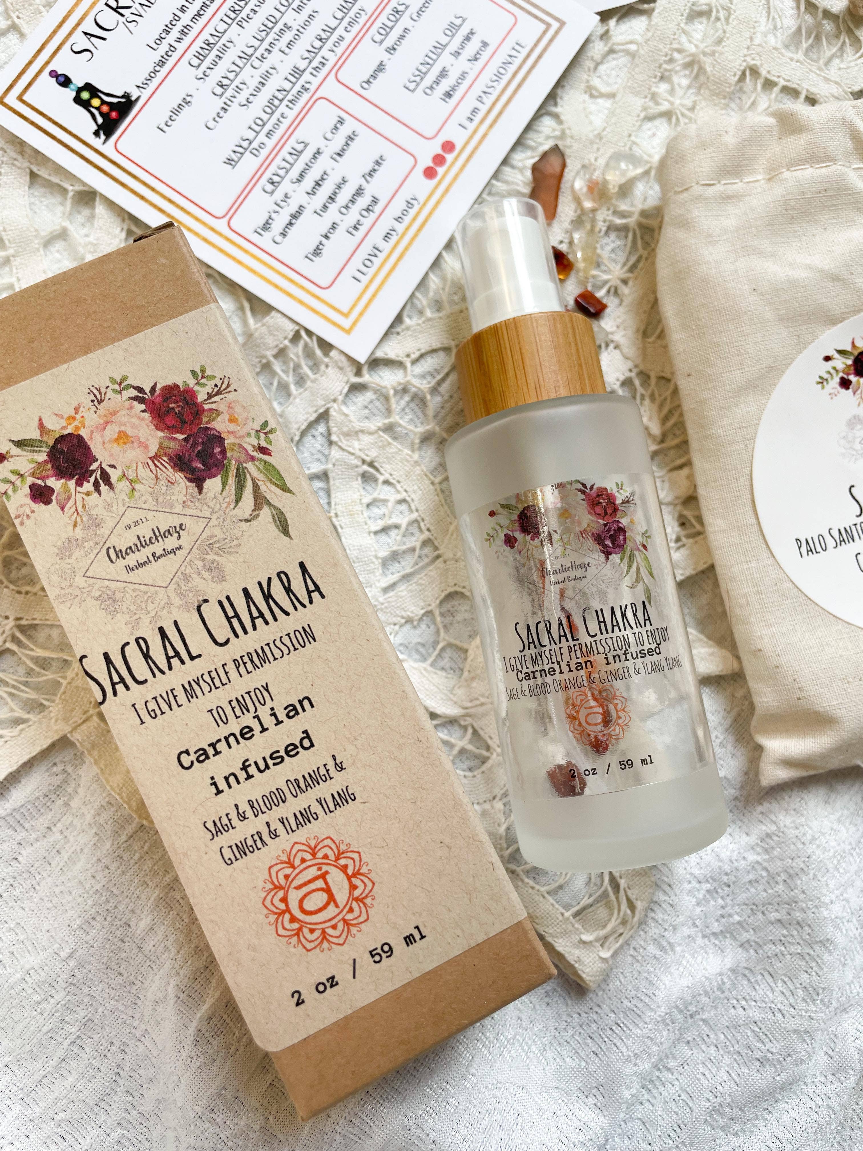 CharlieHaze - Wholesale Smudge Spray - Sacral Chakra Spray7