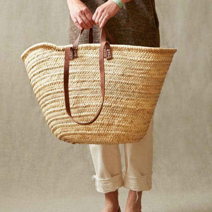 Melecraft – wholesale Grocery/shopping bag – Straw tote bag, strap reusable grocery bag, woven bag