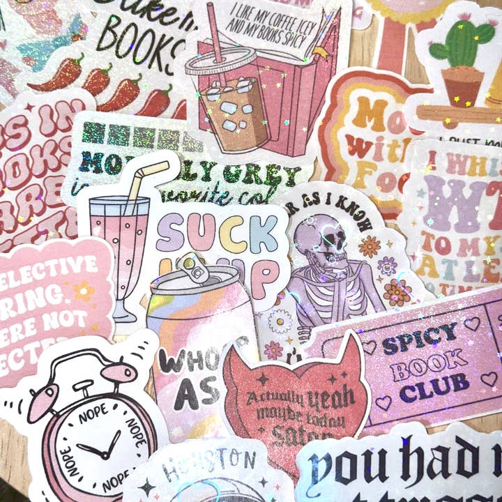 Brinnvill Books - Wholesale Sticker - Tomb stone sticker1