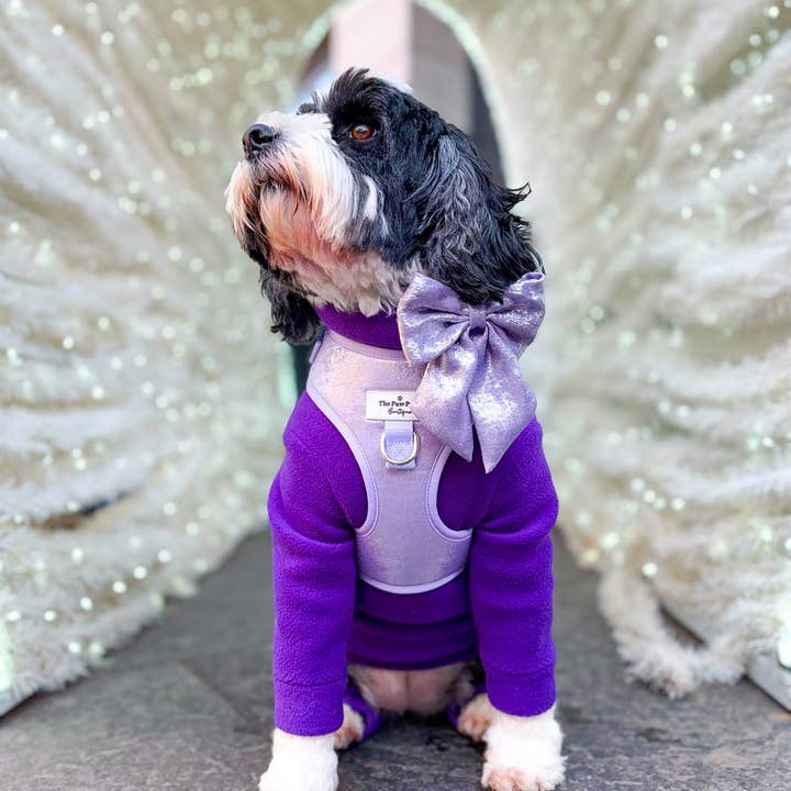 The Paw Print Boutique - Wholesale Pet Harness - Dog - The Lavish Lilac Adjustable Harness2