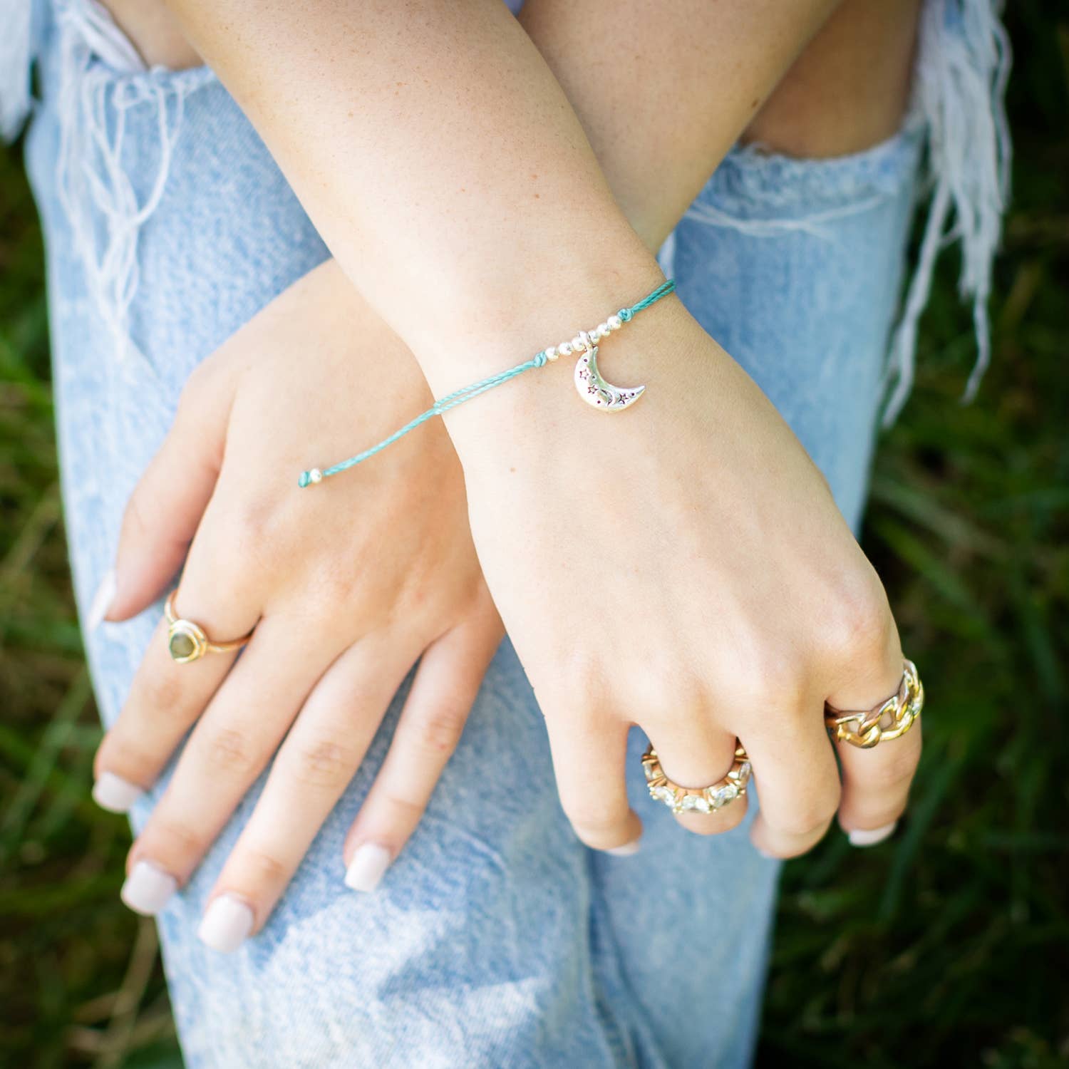 Lucia's Imports - Wholesale Charm/Dangle Bracelet - Moon String Bracelet2