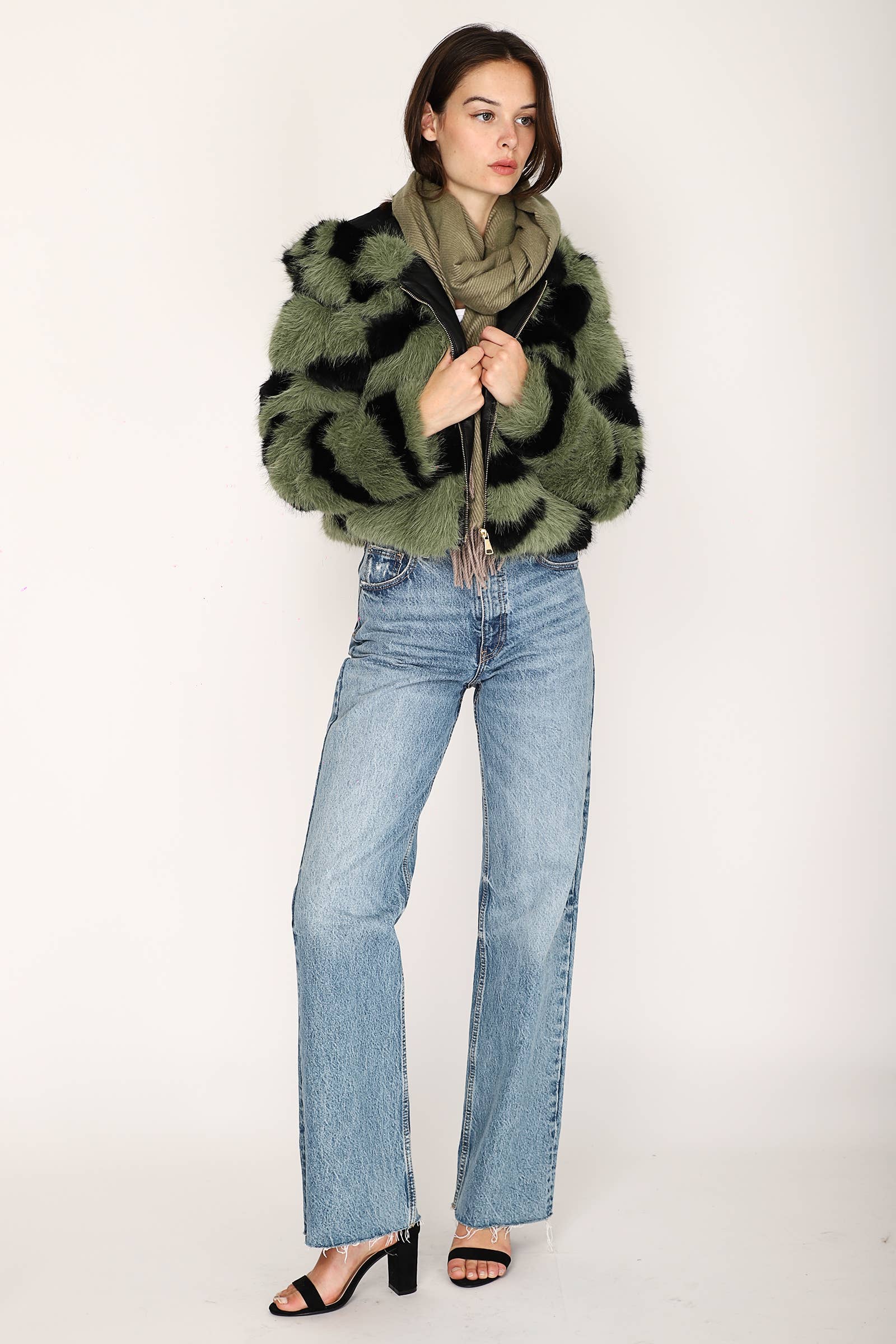 JAMILLA - Wholesale Fur/Faux Fur Coat - Women's - GIACCA ECOPELLICCA YV044212