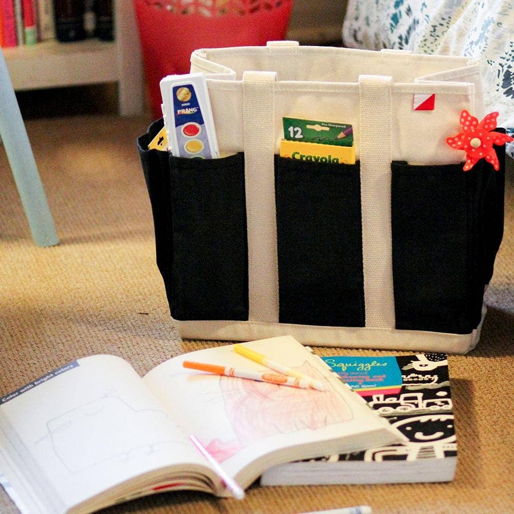 ShoreBags - Wholesale Tote Bag - Unisex - Pocket Tote 8-Pocket Carrying Tote4