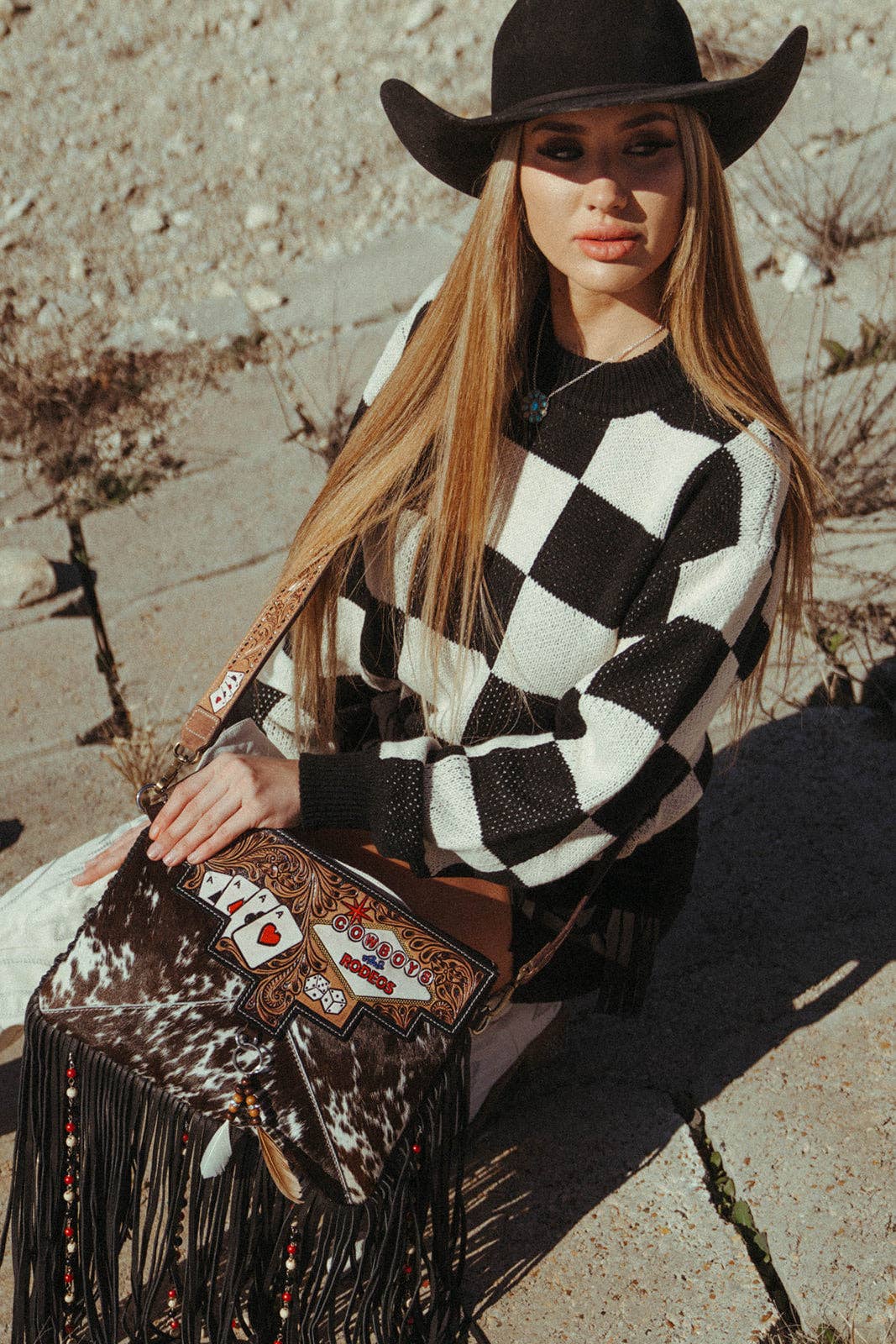 Haute Southern Hyde – Engroshandel Crossbodytaske - Dame – Cowboys og rodeoer En Haute Southern Hyde af Beth Marie Exclu6