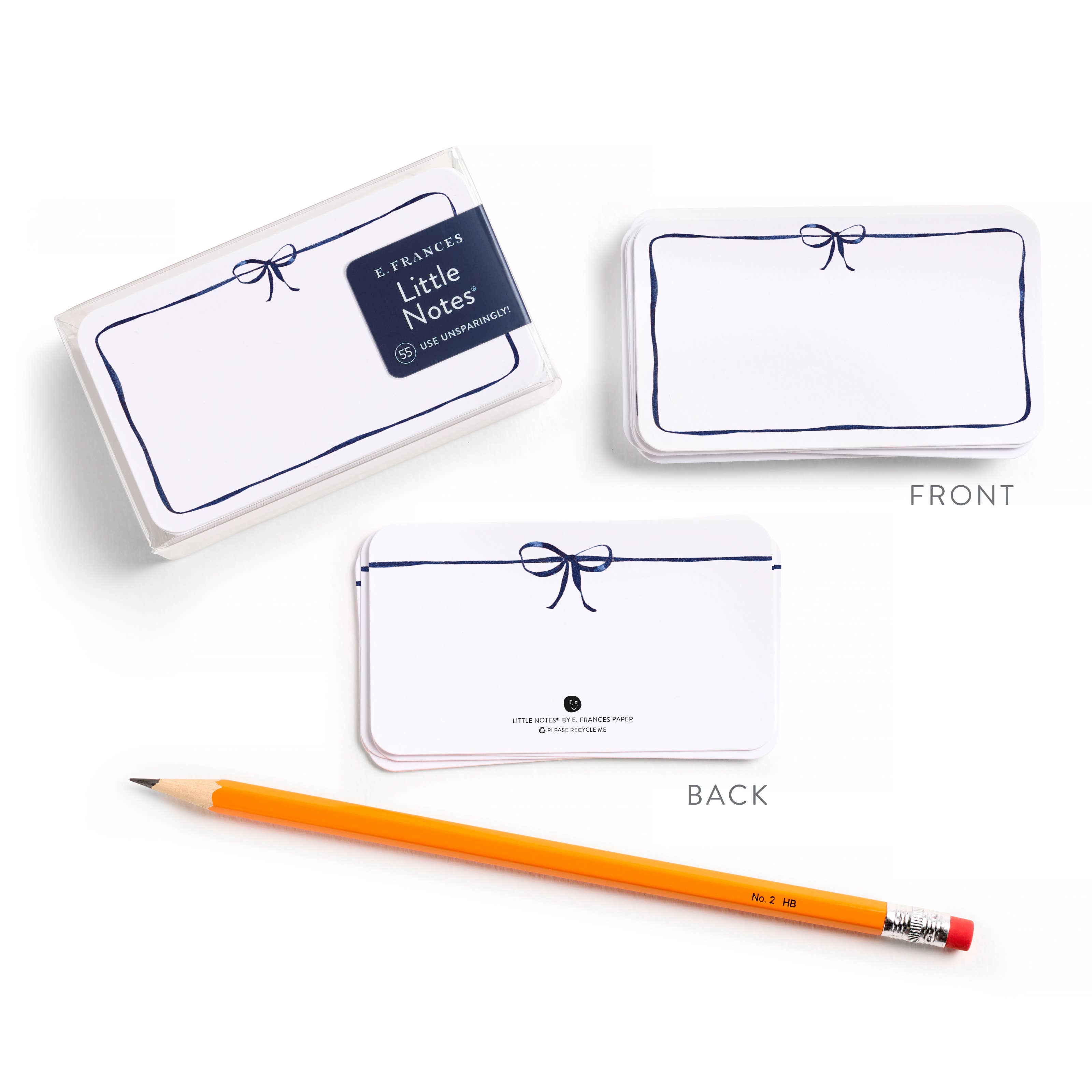 E. Frances Paper - Vendita all'ingrosso Set di cartoleria/cancelleria - Navy Bow Little Notes®1