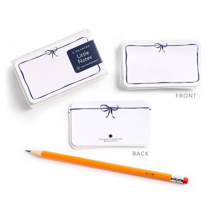 E. Frances Paper - Vendita all'ingrosso Set di cartoleria/cancelleria - Navy Bow Little Notes®1