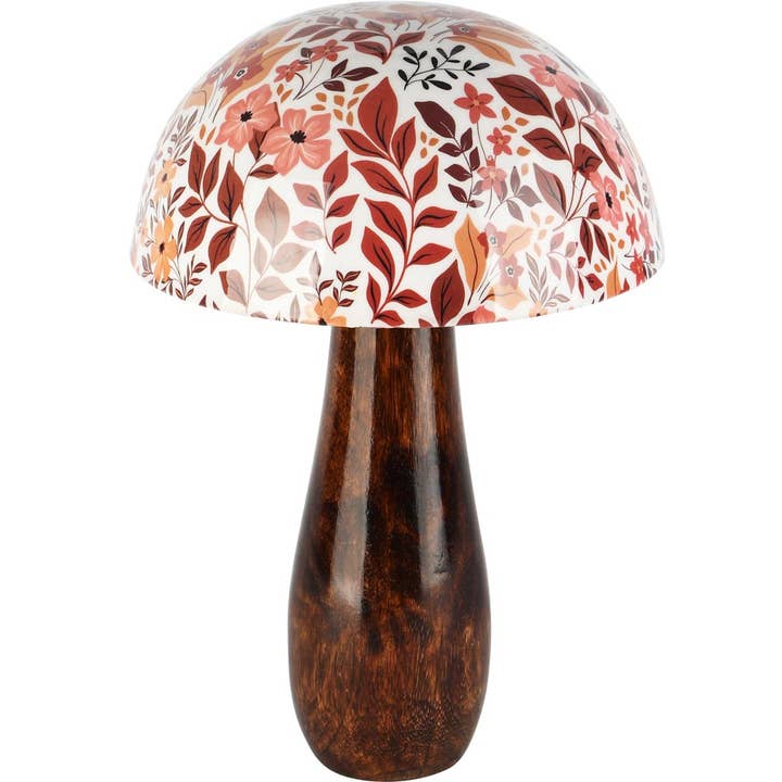 Svamp 'Höstäng', naturlig, trä, 20x20x30cm för wholesale av Dekoratief