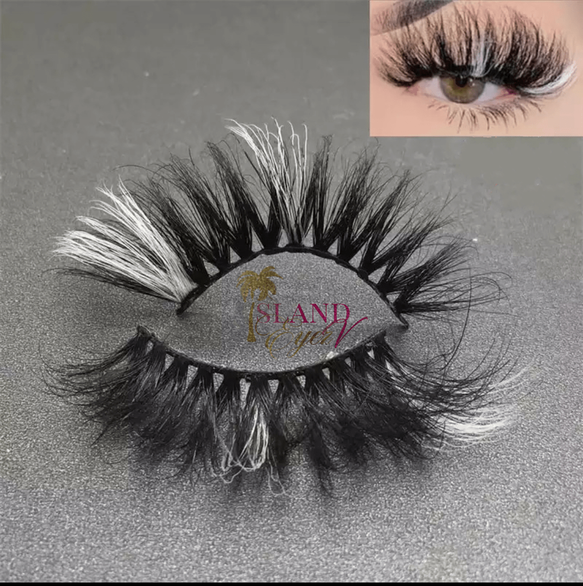 Island Eyez Vendor - Wholesale False/Fake Eyelashes - Handmade 25 mm Colored Lashes Wholesale1