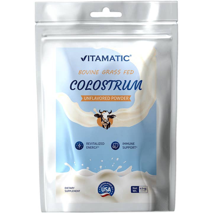 Vitamatic | Bovine Colostrum 30% IgG Powder 16 oz for wholesale by Vitamatic