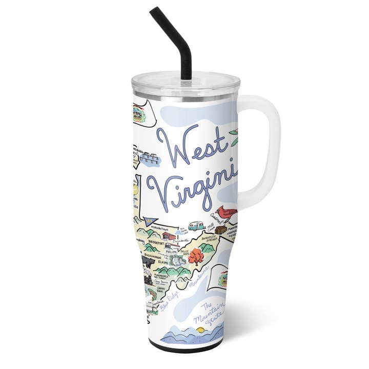 West Virginia Mega Mug (40oz) for wholesale by Swig Life