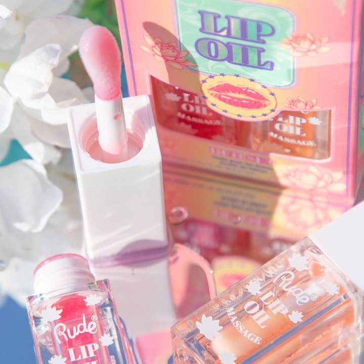 Rude Cosmetics - Wholesale Lip-gloss - Lip Oil Massage Duo2
