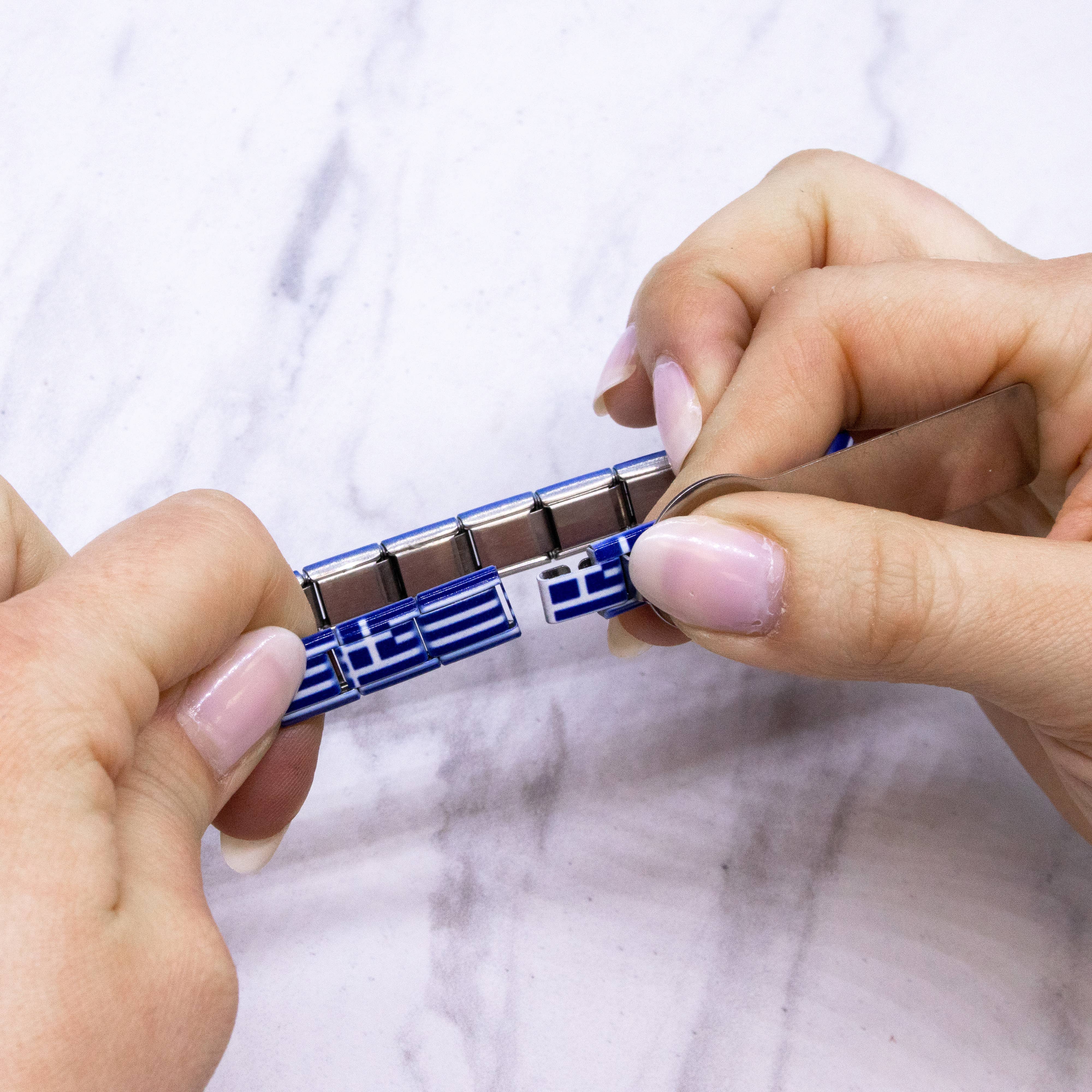 Natalia - Wholesale Charm/Dangle Bracelet - Italian Charm Bracelet Flags - Link Jewelry33