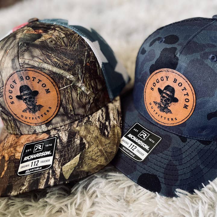 Personalized Richardson Snapback Hats with Engraved Logo #2 for wholesale by Davis Designs